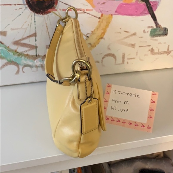 Coach Buttercup Yellow Crossbody - Picture 5 of 16